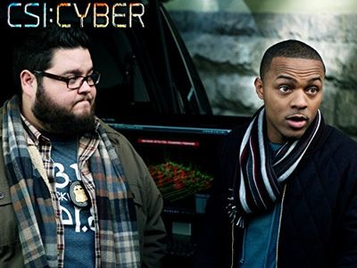 Shad Moss and Charley Koontz in CSI: Cyber (2015)
