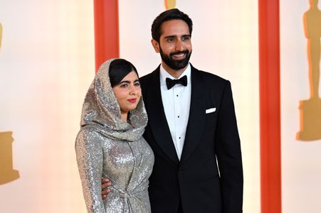 Asser Malik and Malala Yousafzai at an event for The Oscars (2023)