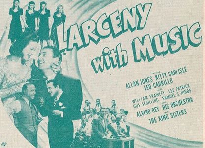 Kitty Carlisle, Leo Carrillo, William Frawley, and Allan Jones in Larceny with Music (1943)