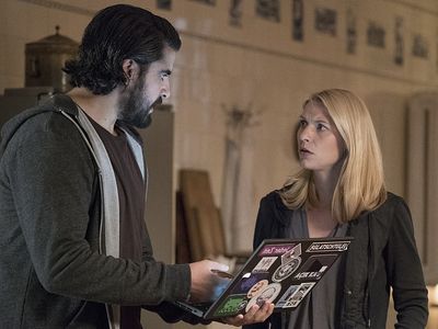 Claire Danes and Atheer Adel in Homeland (2011)
