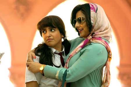 Vidya Balan and Sanya Malhotra in Shakuntala Devi (2020)