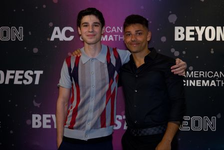 Oscar Chark and Jason Fernandes at Beyond Fest 2023 for the World Premiere of “It’s a Wonderful Knife”