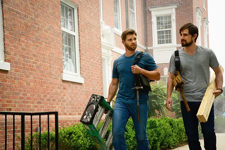 Mike Vogel and Andrew J. West in Under the Dome (2013)