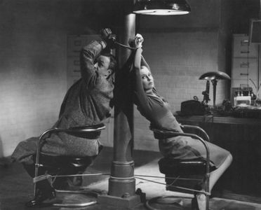 Valerie Hobson and Conrad Veidt in Blackout (1940)