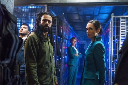 Jennifer Connelly, Alison Wright, Daveed Diggs, and Sam Otto in Snowpiercer (2020)