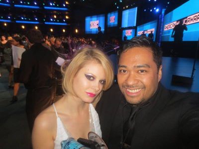 American Music Awards with Tracey Fairaway