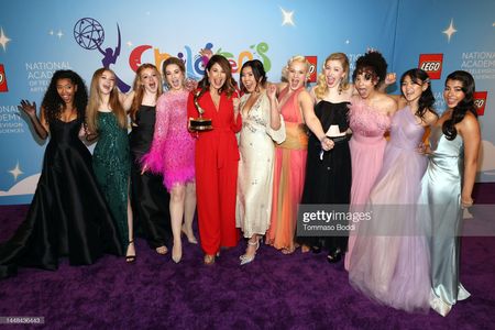 Still of cast and producers of Babysitter's Club - Children's & Family Emmy's