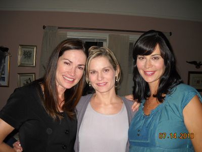 On the set of Army Wives with Kim Delaney and Catherine Bell!