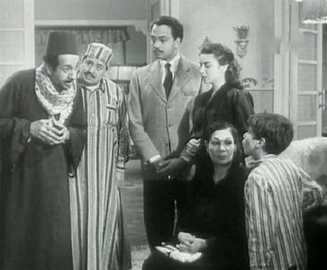 Kamal El-Shinnawi, Faten Hamamah, Mari Munib, and Husain Reyadh in Father Amine (1950)