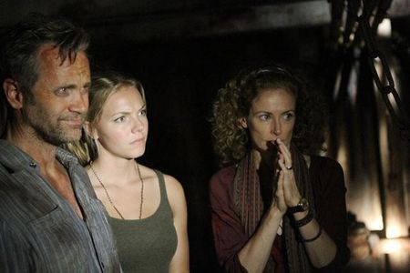 Leslie Hope, Lee Tergesen, and Eloise Mumford in The River (2012)