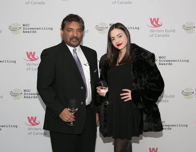 Alexandria Benoit and Sugith Varughese at Writers Guild of Canada Screen Writing Awards