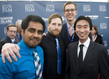 Jaz Kalkt, Elliot Feld, Tom Morris and Kevin Liang at the West Coast premiere of General Education at the Newport Beach 