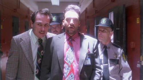 Tommy Lee Jones, Tom Sizemore, Everett Quinton, and Pruitt Taylor Vince in Natural Born Killers (1994)