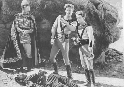 Philson Ahn, Buster Crabbe, Jackie Moran, and Wheeler Oakman in Buck Rogers (1939)
