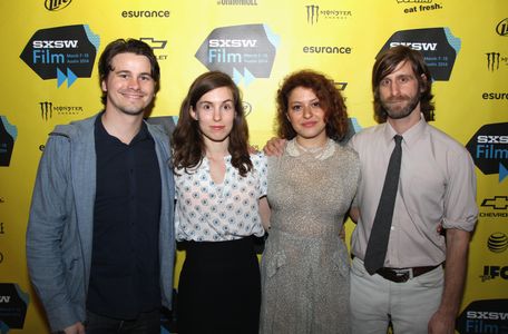 Michael Levine, Jason Ritter, Alia Shawkat, Lawrence Michael Levine, and Sophia Takal at an event for Wild Canaries (201