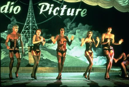 Susan Sarandon, Tim Curry, Barry Bostwick, Nell Campbell, and Peter Hinwood in The Rocky Horror Picture Show (1975)