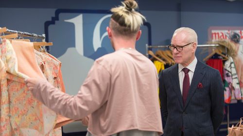 Tim Gunn and Brandon Kee in Project Runway (2004)