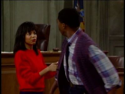 Renée Jones and Charles Robinson in Night Court (1984)