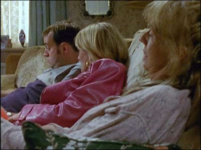 Caroline Aherne, Craig Cash, and Sue Johnston in The Royle Family (1998)