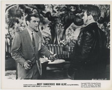 Anthony Caruso and Ron Randell in Most Dangerous Man Alive (1961)