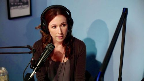 Leah McCormick plays a radio host in the film 