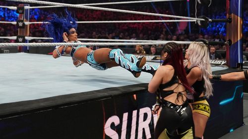 Candice Dawson, Mercedes Varnado, and Masami Odate in WWE Survivor Series (2019)