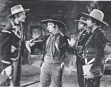 Edmund Cobb, William Corson, Alan Gregg, and Reed Hadley in Zorro's Fighting Legion (1939)
