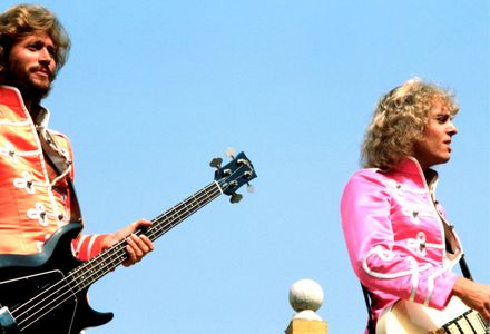 Barry Gibb and Peter Frampton in Sgt. Pepper's Lonely Hearts Club Band (1978)