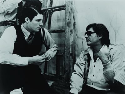 Richard Donner and Christopher Reeve in Superman (1978)