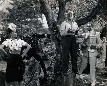 Rex Ingram, Eddie 'Rochester' Anderson, Lena Horne, and Kenneth Spencer in Cabin in the Sky (1943)