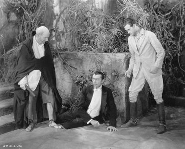 Bela Lugosi, Joseph Cawthorn, and John Harron in White Zombie (1932)