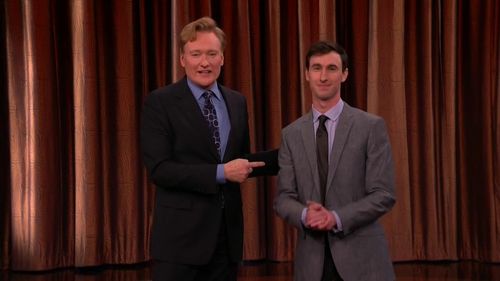 Conan O'Brien and Rob Gleeson