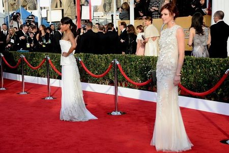 Kerry Washington and Meg Steedle in 19th Annual Screen Actors Guild Awards (2013)