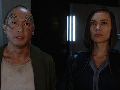 Ken Leung and Sonya Balmores in Inhumans (2017)