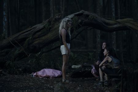 Mia Healey, Jenna Clause, and Erana James in The Wilds: Day 36/14 (2022)