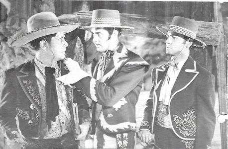 Edmund Cobb, William Corson, and Reed Hadley in Zorro's Fighting Legion (1939)