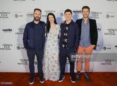 Benjamin Cleary, Rebecca Bourke, TJ O'Grady-Peyton and Ian Fitzgerald at the Wave world premiere at the Tribeca Film Fes