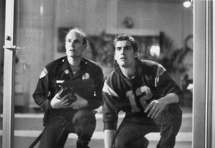 Matt Frewer and Ken Wahl in The Taking of Beverly Hills (1991)