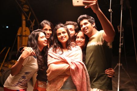 Meera Joshi, Neha Mahajan, and Akshay Waghmare in Youth (2016)