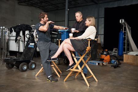 Charles Roven, Zack Snyder, and Deborah Snyder in Man of Steel (2013)