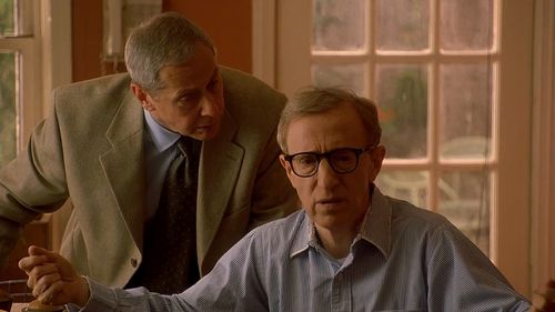 Woody Allen and Mark Rydell in Hollywood Ending (2002)
