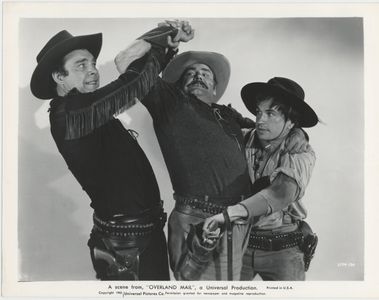 Noah Beery Jr., Lon Chaney Jr., and Harry Cording in Overland Mail (1942)