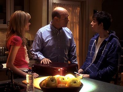 Larry Miller, Nicholas Braun, and Meaghan Martin in 10 Things I Hate About You (2009)
