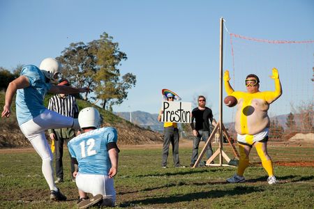 Jason 'Wee Man' Acuña, Ryan Dunn, Johnny Knoxville, Loomis Fall, Preston Lacy, and Josh Brown in Jackass 3D (2010)