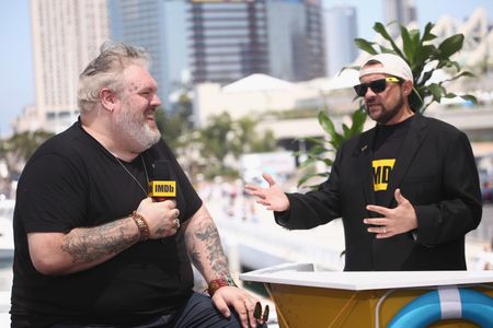 Kevin Smith and Kristian Nairn at an event for IMDb at San Diego Comic-Con: IMDb at San Diego Comic-Con 2018 (2018)