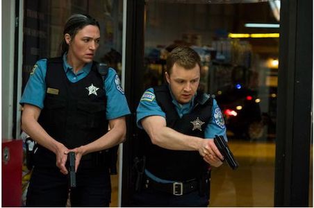 Elizabeth Laidlaw and Noel Fisher in THE RED LINE - CBS