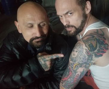 With Robert Lasardo on Attack of the Unknown
