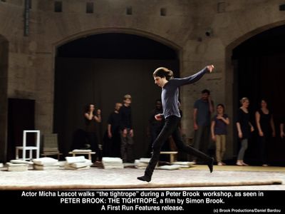 Micha Lescot in Peter Brook: The Tightrope (2012)