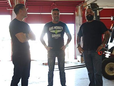 Richard Rawlings, Russell J. Holmes, and Chris Stephens in Garage Rehab (2017)