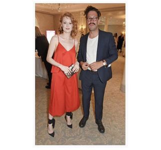 Tim Pritchett and Emily Beecham at the Southbank Awards 2017